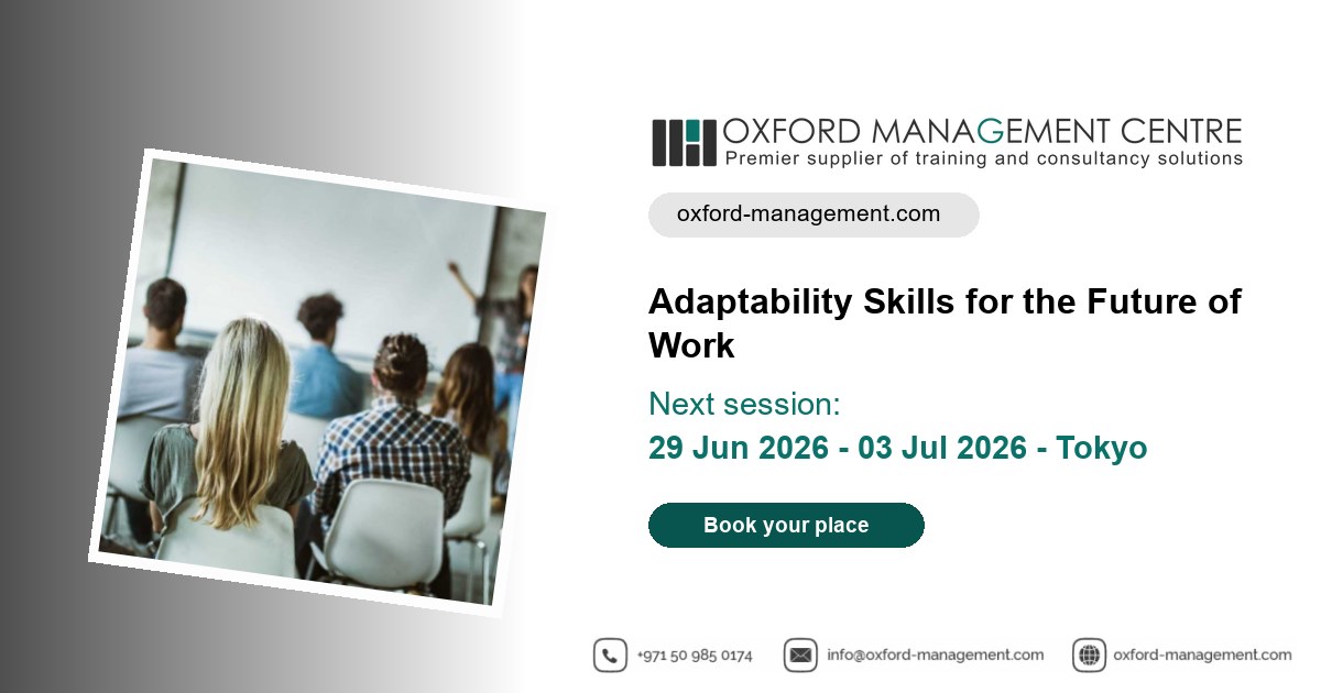 Adaptability Skills for the Future of Work Training Course
