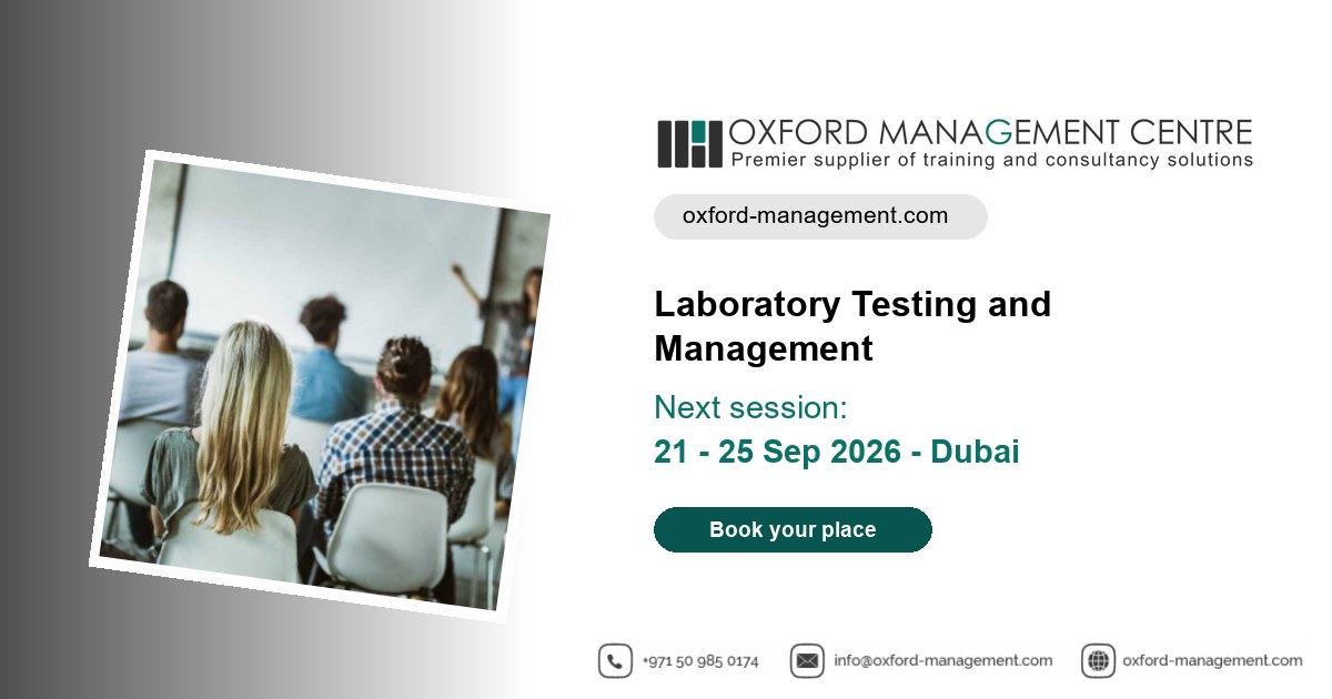 Laboratory Testing and Management Training Course