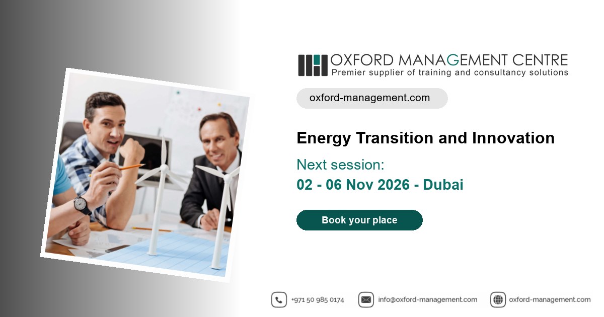 Energy Transition and Innovation Training Course