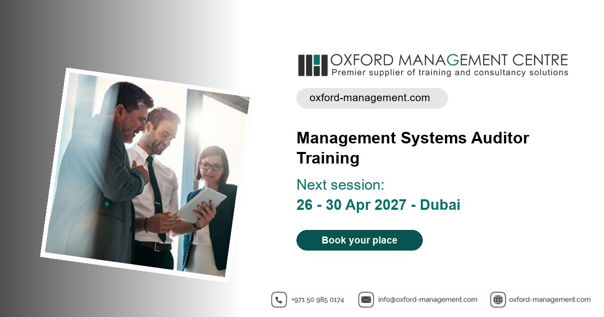 System Management Auditor Management Systems Auditor Training Course