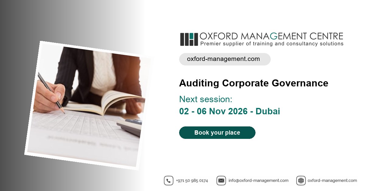 Auditing Corporate Governance Training Course