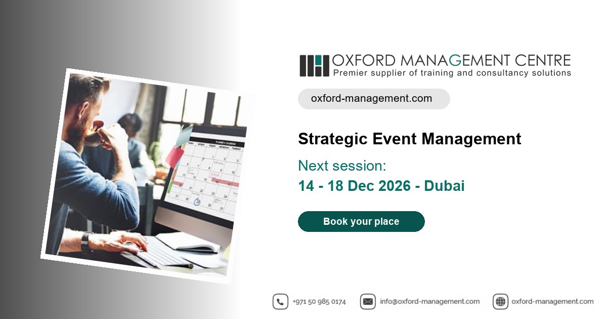 Strategic Event Management Training Course