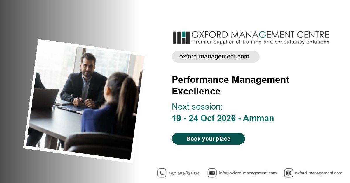 Performance Management Excellence Training Course