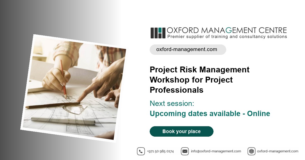 Project Risk Management Workshops Project Risk Management Workshop for Project Professionals