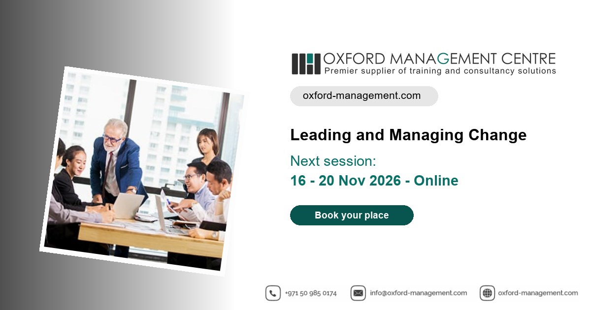 Leading and Managing Change Training Course