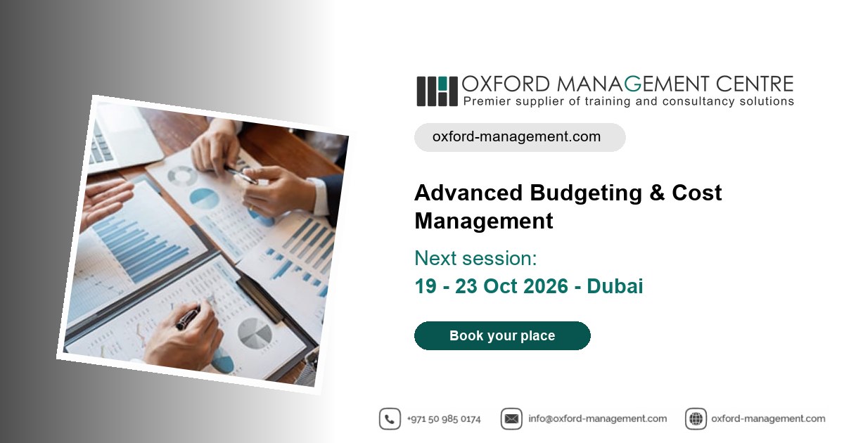 Advanced Budgeting & Cost Management Training Course