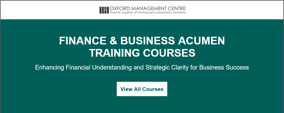 Finance and Business Acumen Training Courses