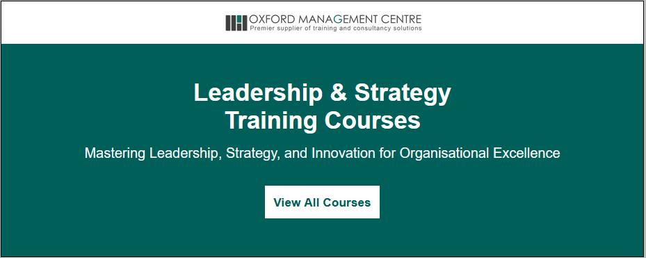 Leadership and Strategy training courses