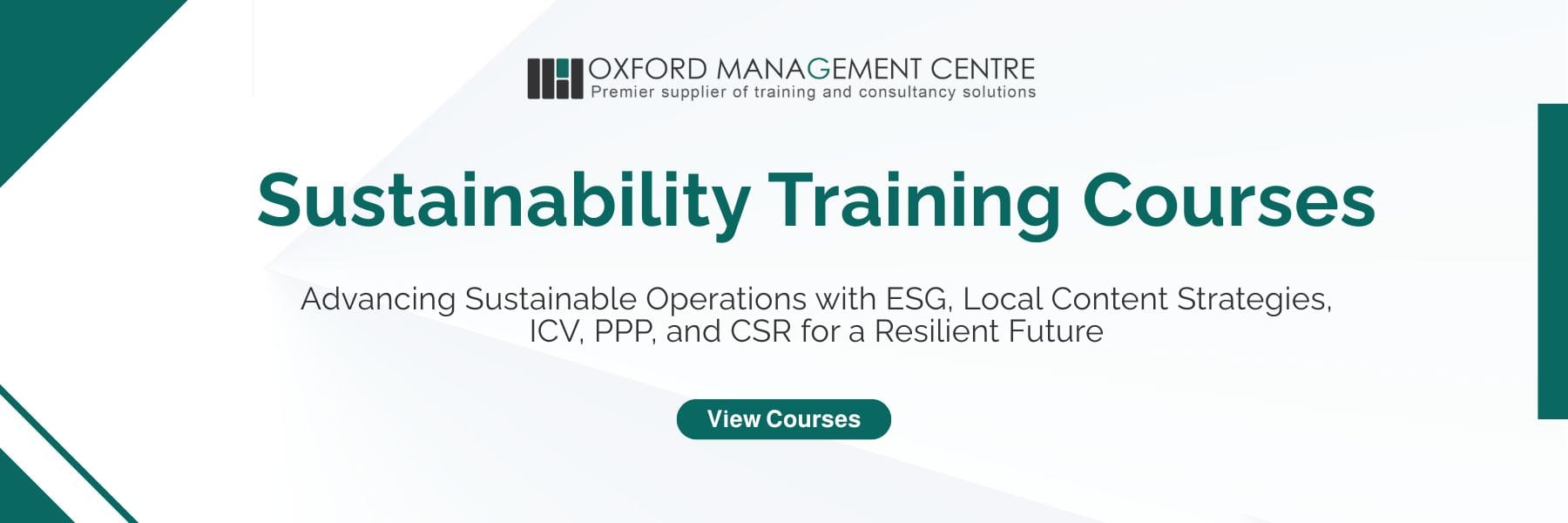Sustainability Courses
